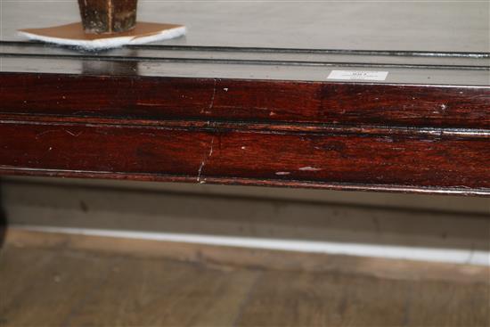 A Chinese hardwood coffee table W.114cm